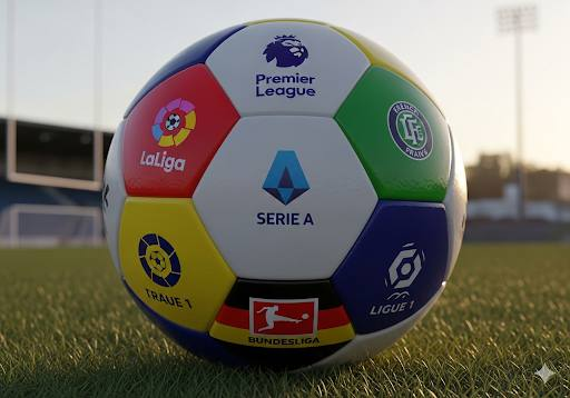 亚冠决赛奖杯与比赛场景